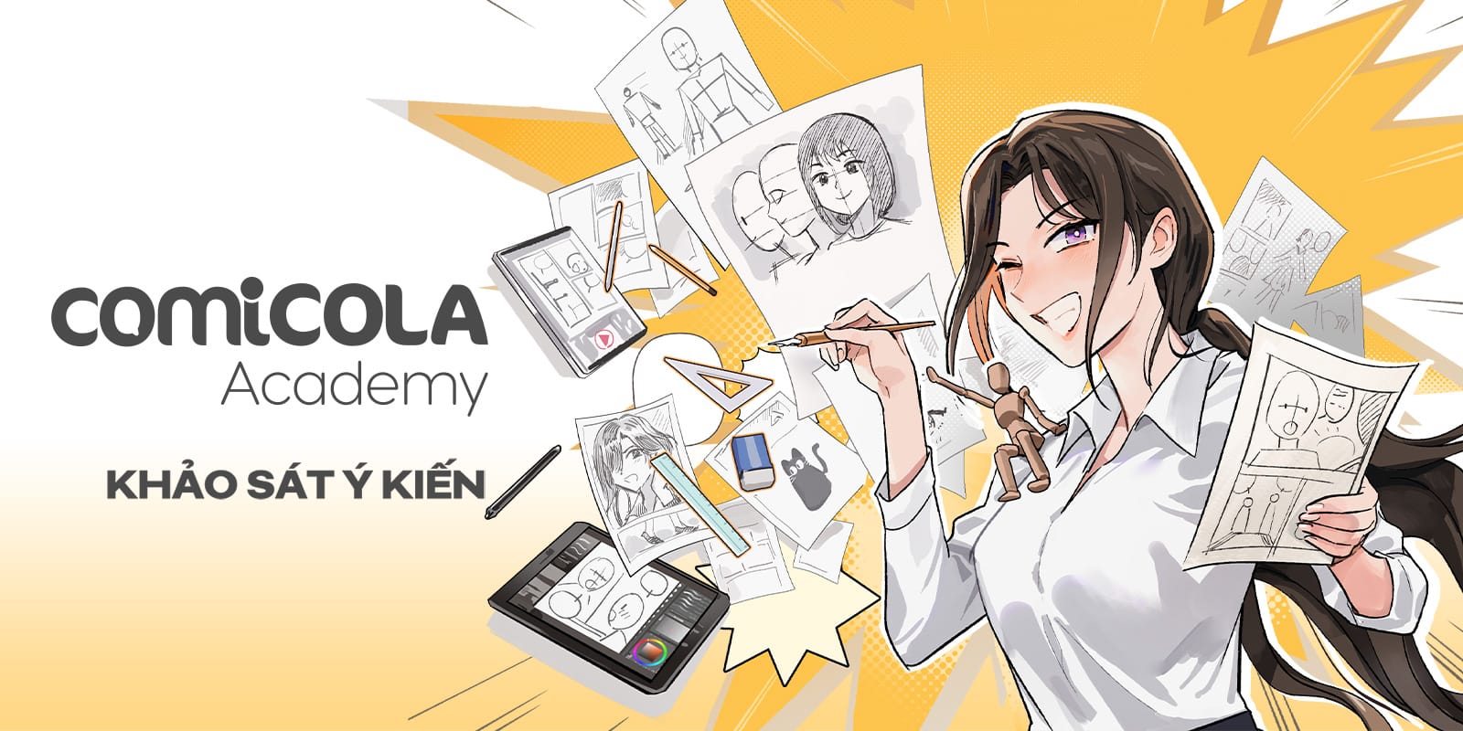 [Khảo sát] Comicola Academy - Trung tâm đào tạo mỹ thuật ứng dụng.