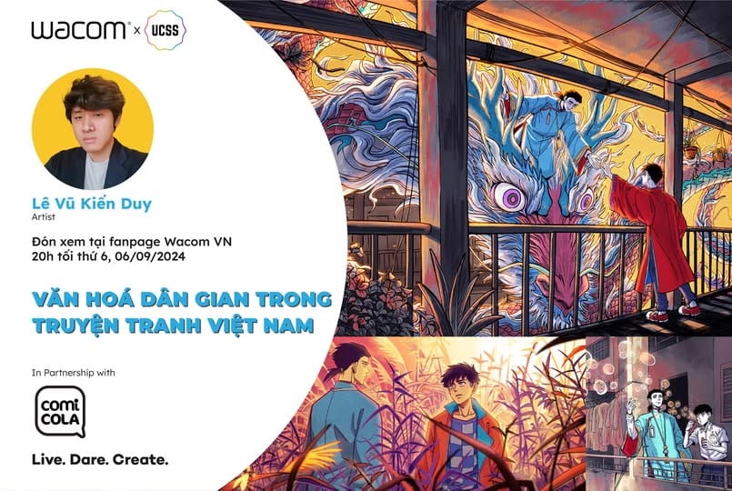 Lê Vũ Kiến Duy cùng Wacom Share 45 - Văn Hóa Dân Gian Trong Truyện Tranh Việt Nam
