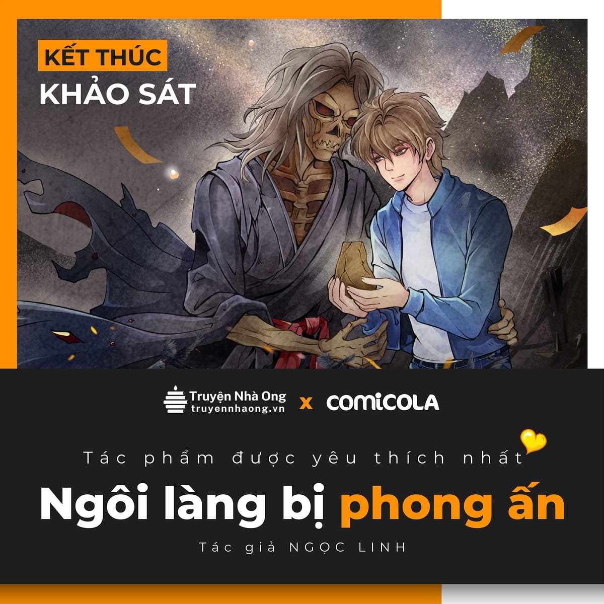 Ngôi Làng Bị Phong Ấn - Tác phẩm được yêu thích nhất sẽ được chuyển thể thành truyện tranh