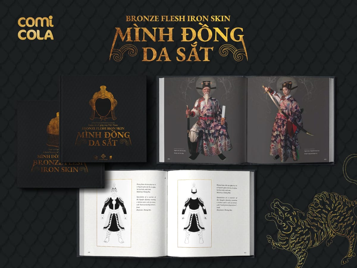 Comicola đã mở link đặt trước cuốn "Mình Đồng Da Sắt - Lược Sử Về Giáp Trụ Việt Nam"