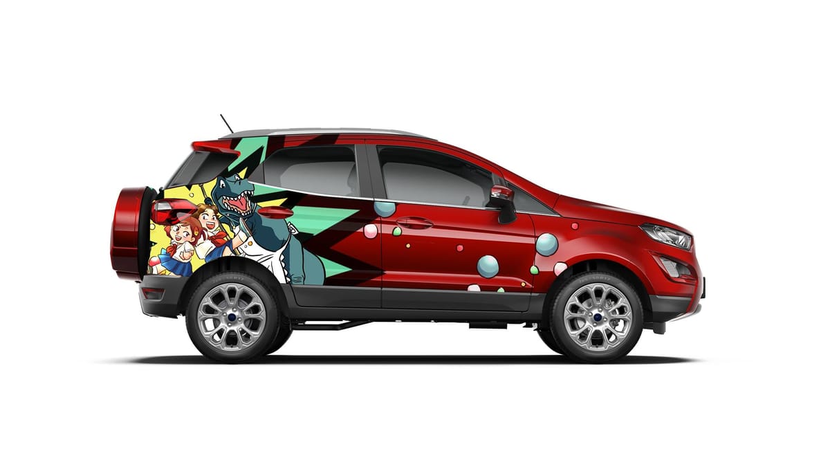 Decal EcoSport, Cùng Comicola Đưa Nét Vẽ Việt Vào Hiện Thực
